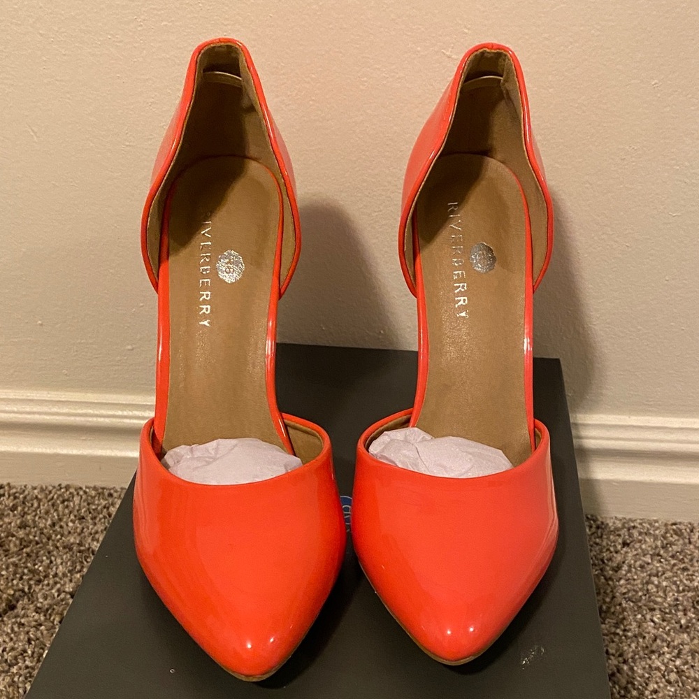 Riverberry Vibrant Coral Heels